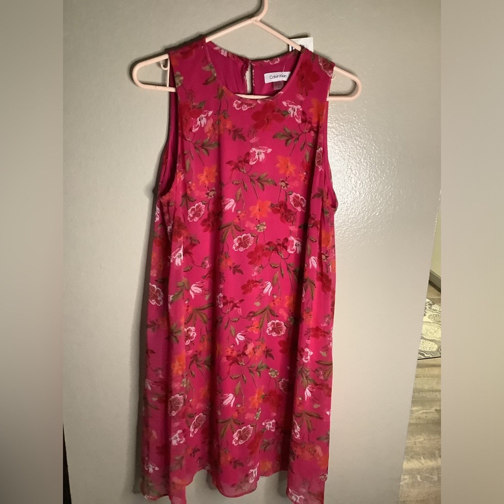 Calvin Kline lined worms dress size 12